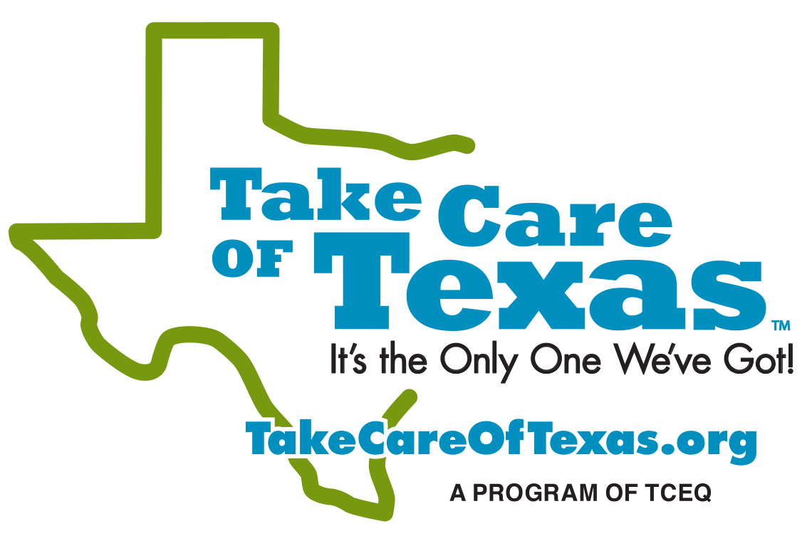 Take Care of Texas logo, a TCEQ program.